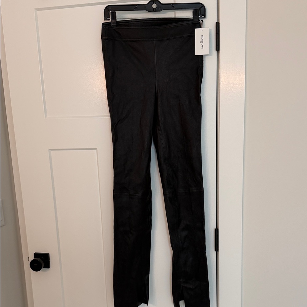 NWT- Helmut Lang 
Stretch leather pants